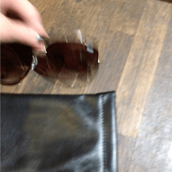 NEW! Quay Australia ALLIn ReguAR size medium Gold and Brown Aviator Sunglasses main image 4